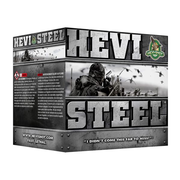 HEVI STEEL 12GA 3″ #4 25/250