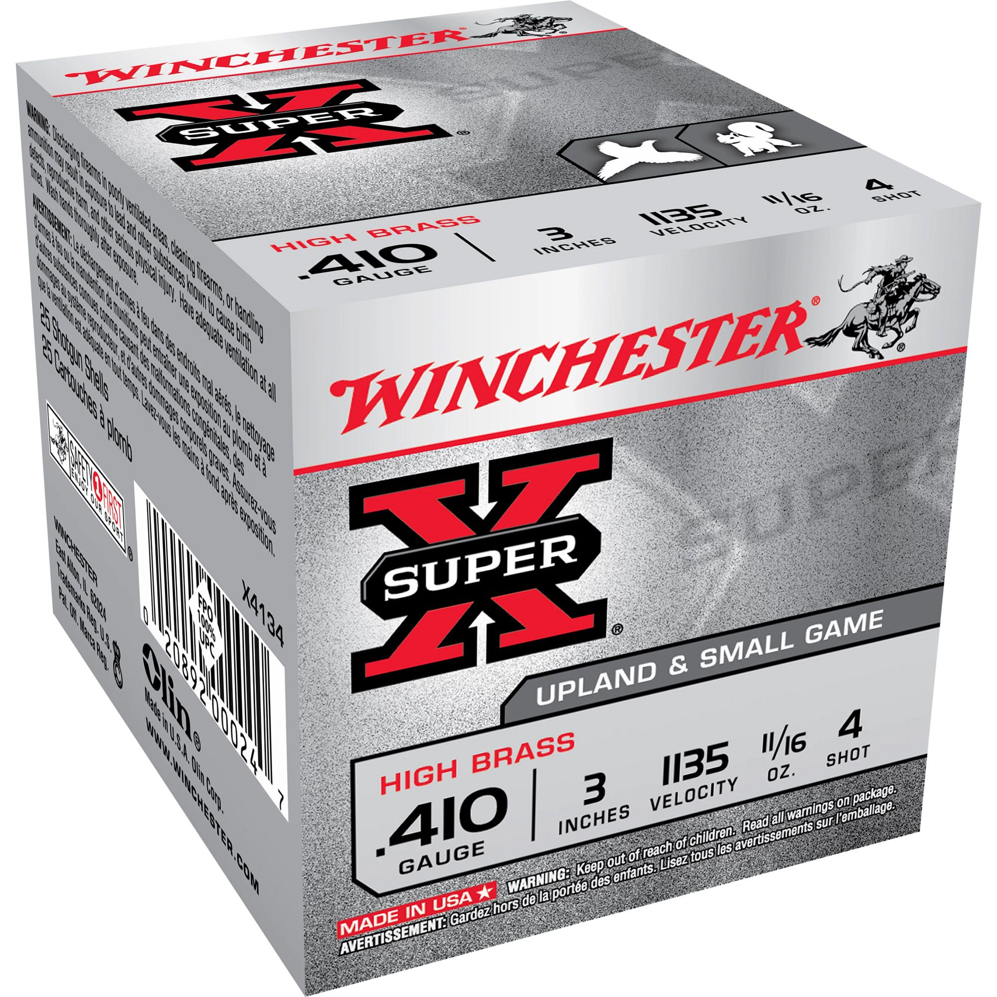 WIN SPR-X UPLD 410 3″ #4 HB 25/250