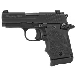 SIG P938M 9MM 7RD 3″ BLK RBR NS MA