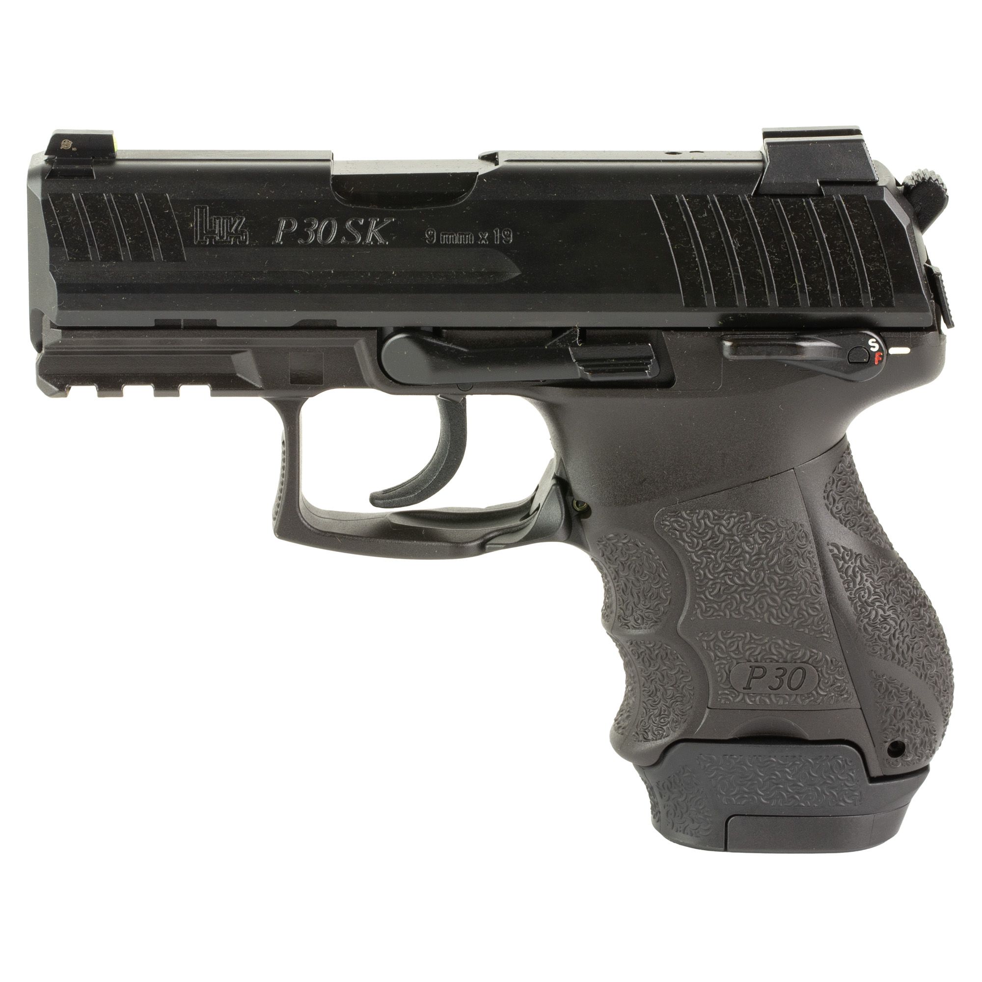 HK P30SK S 9MM 3.27″ 15RD V3 DASA BK