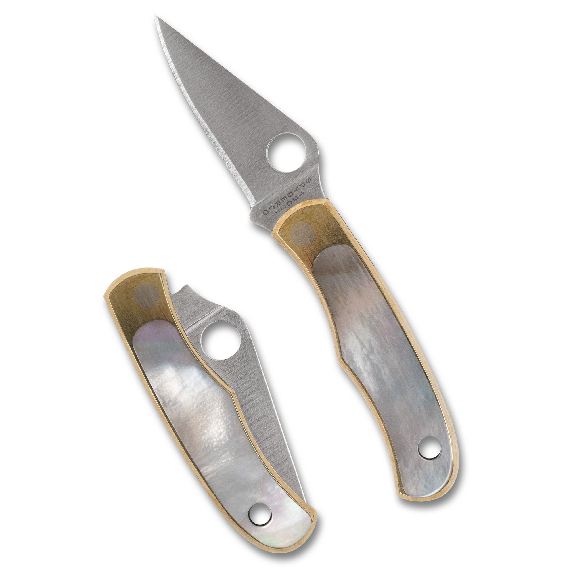 SPYDERCO BUG 1.25″ NICK/SILV ABALONE