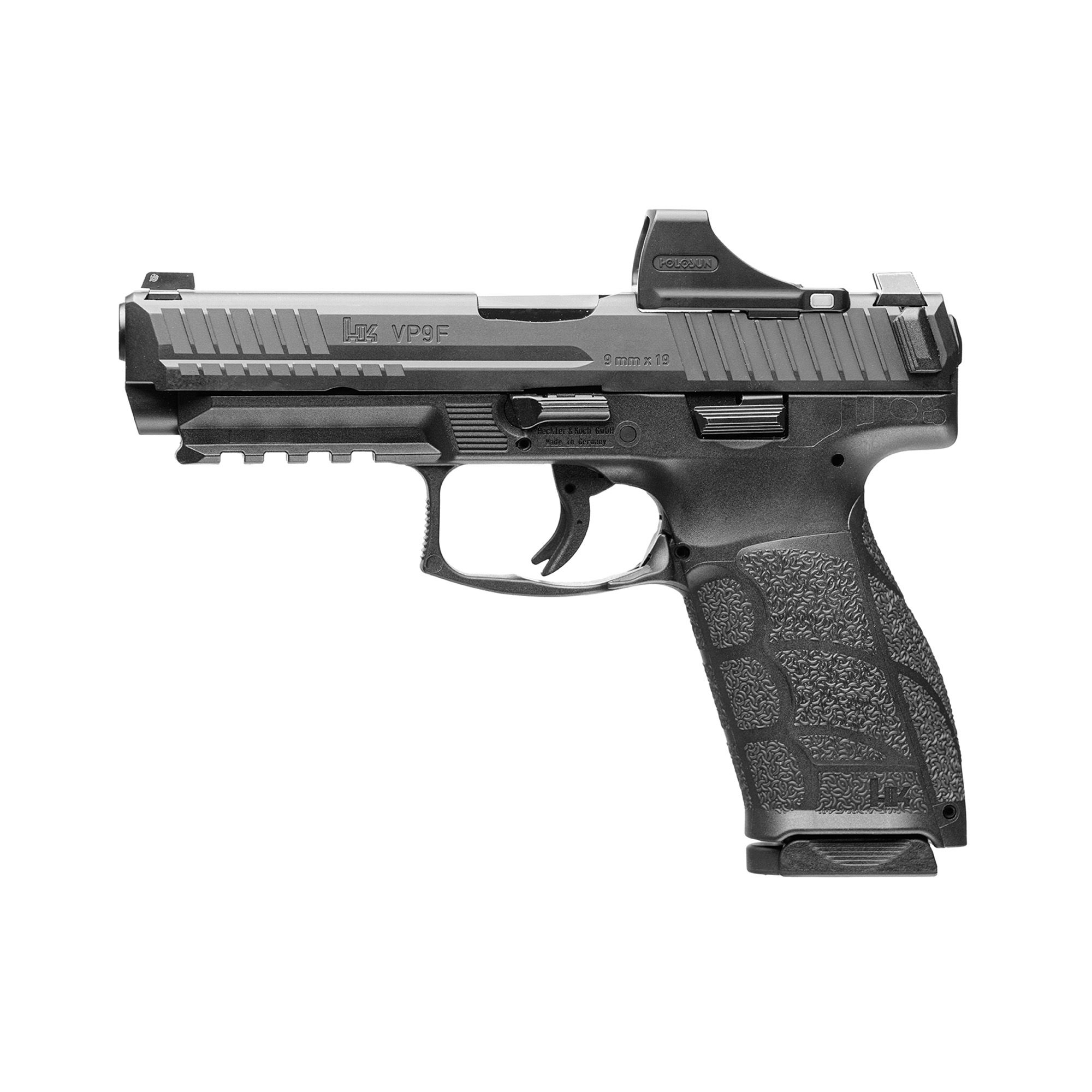 HK VP9A1 F 9MM 4.5″ 10RD HOLSN SCS