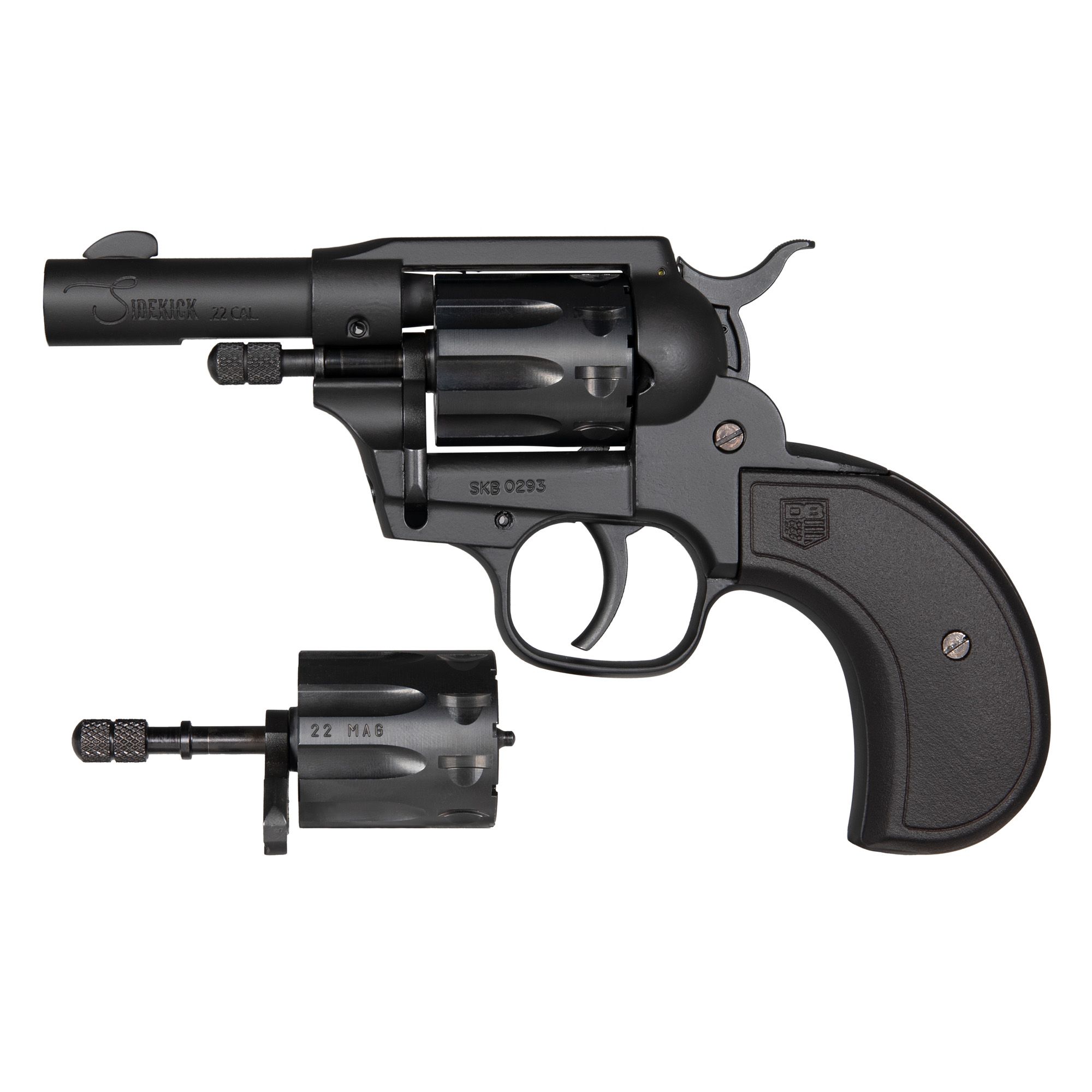 DBF SIDEKICK 22LR/WMR 3″ 9RD BLK