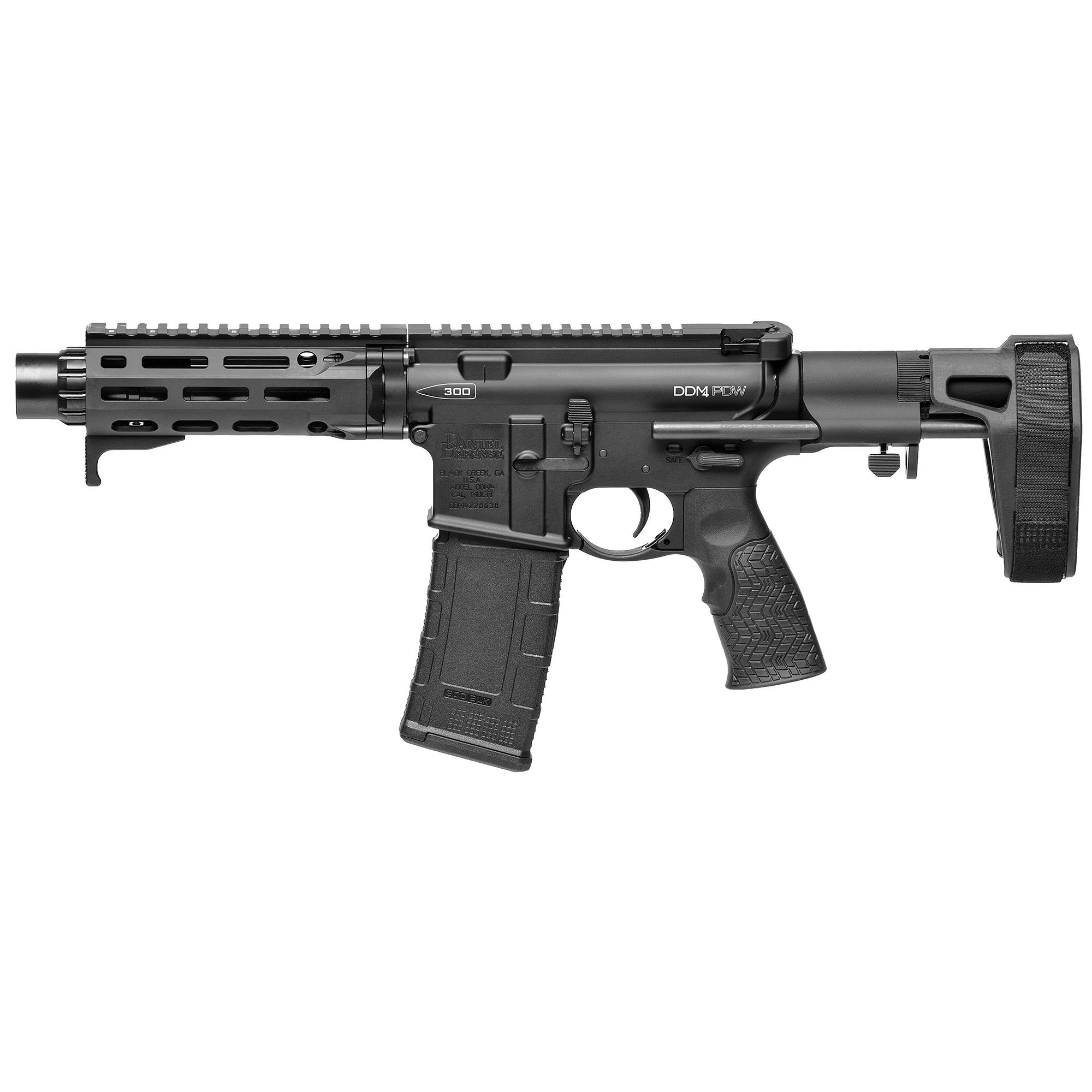 DD M4 PDW PSTL 300BLK 7″ 30RD BK PSB