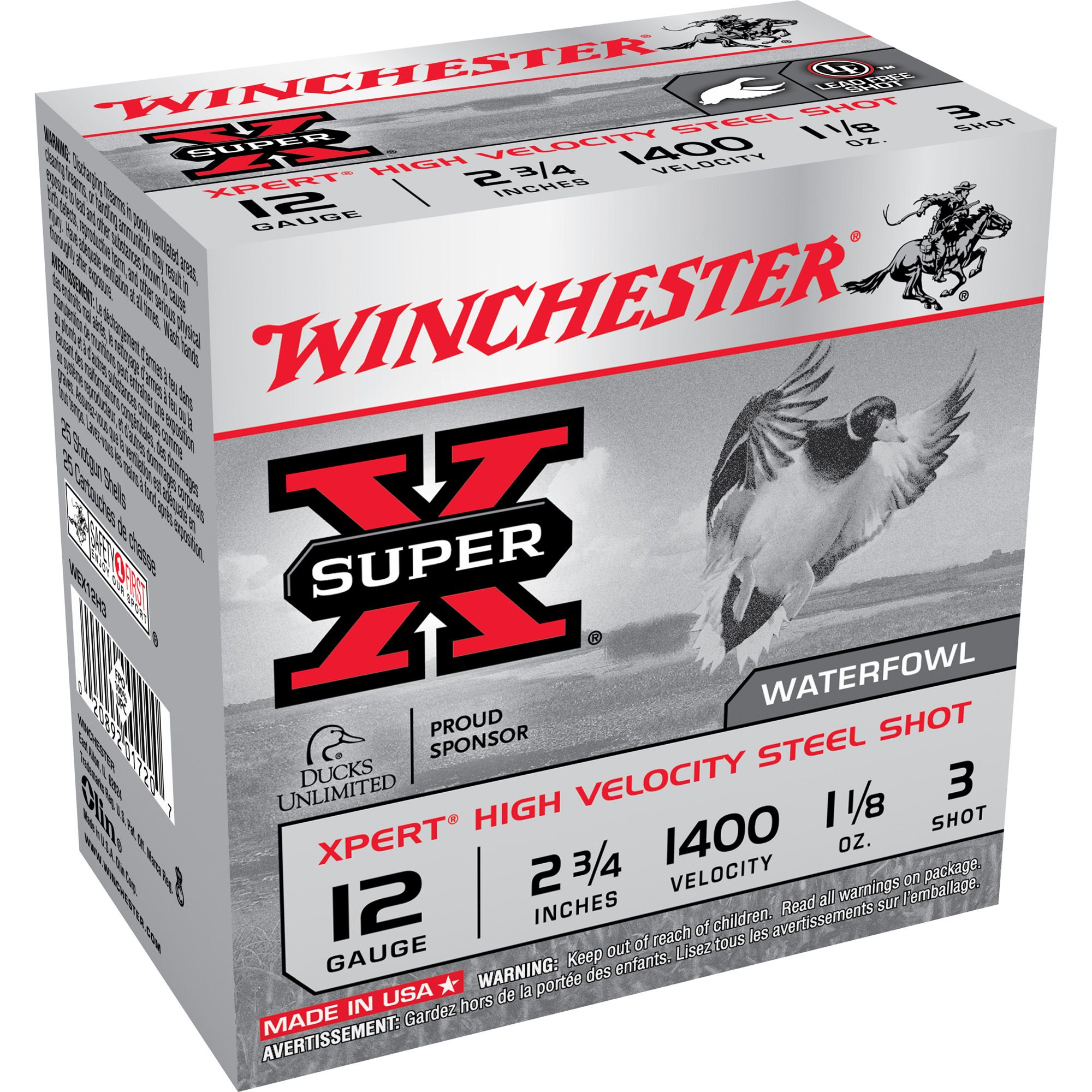 WIN SPRX XPT HV 12GA 2.75″ #3 25/250