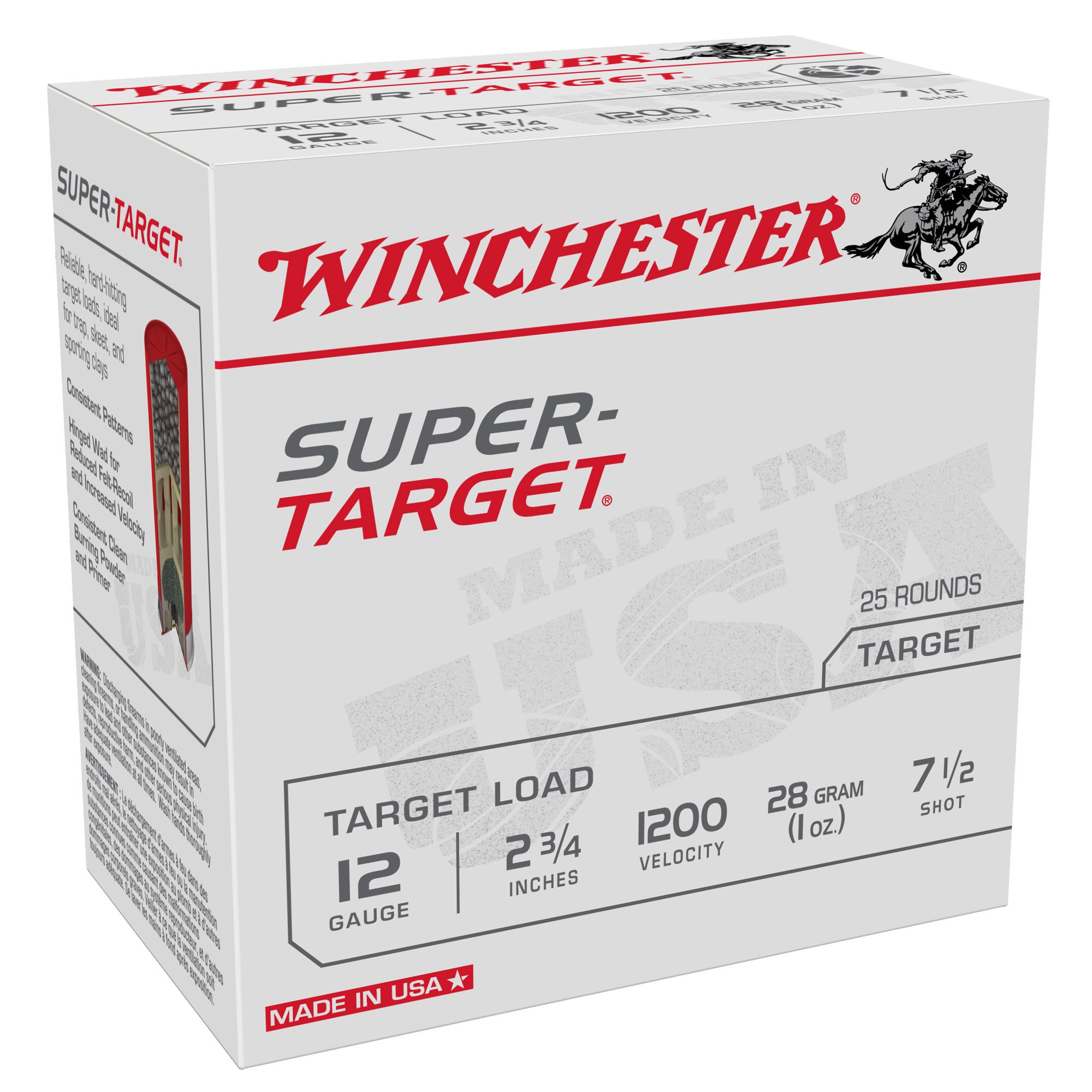 WIN SPR-TRGT 12GA 2-3/4″ #7.5 25/250