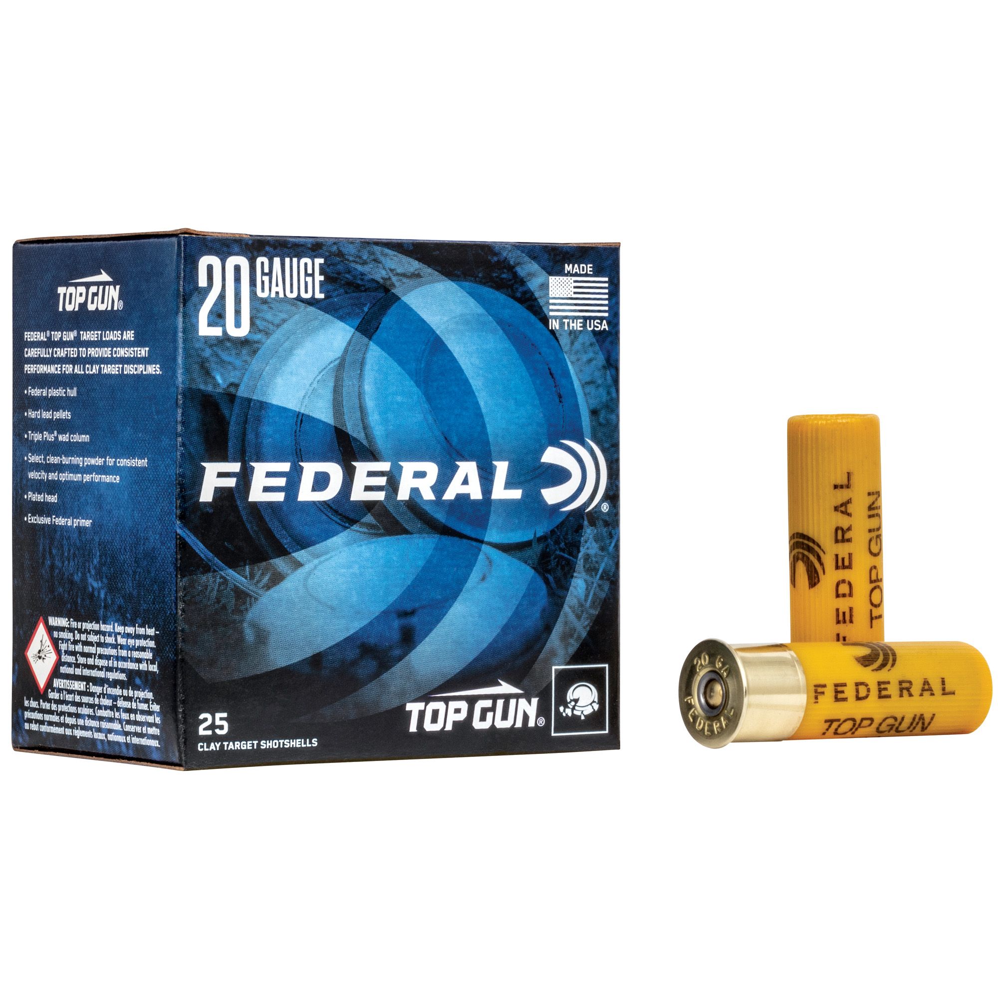 FED TOP GUN 20GA 2.75″ #7.5 25/250