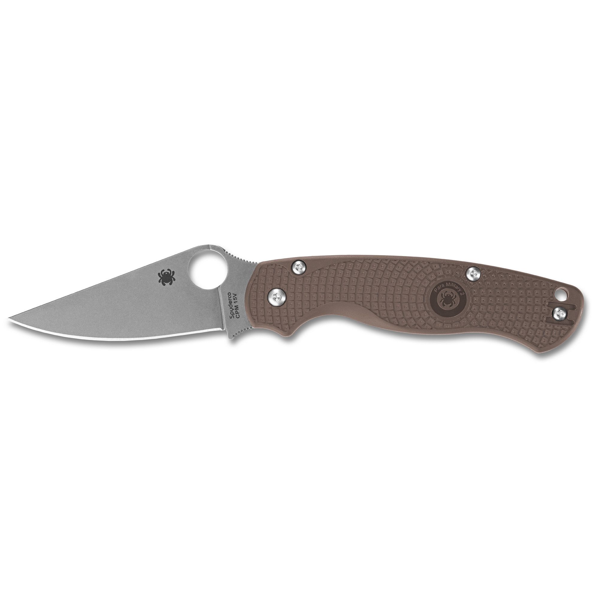 SPYDERCO PARA MLTRY 2 LW 3.47″ BRWN