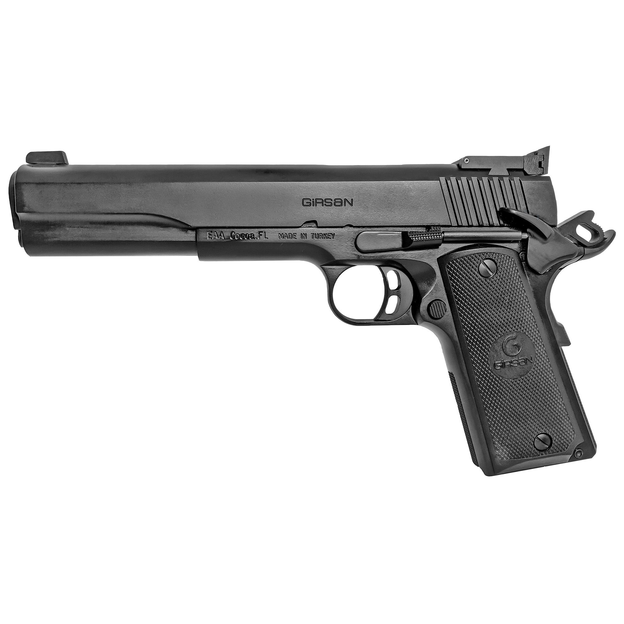 GIRSAN MC1911 S HNTR 10MM 6″ 9RD BLK