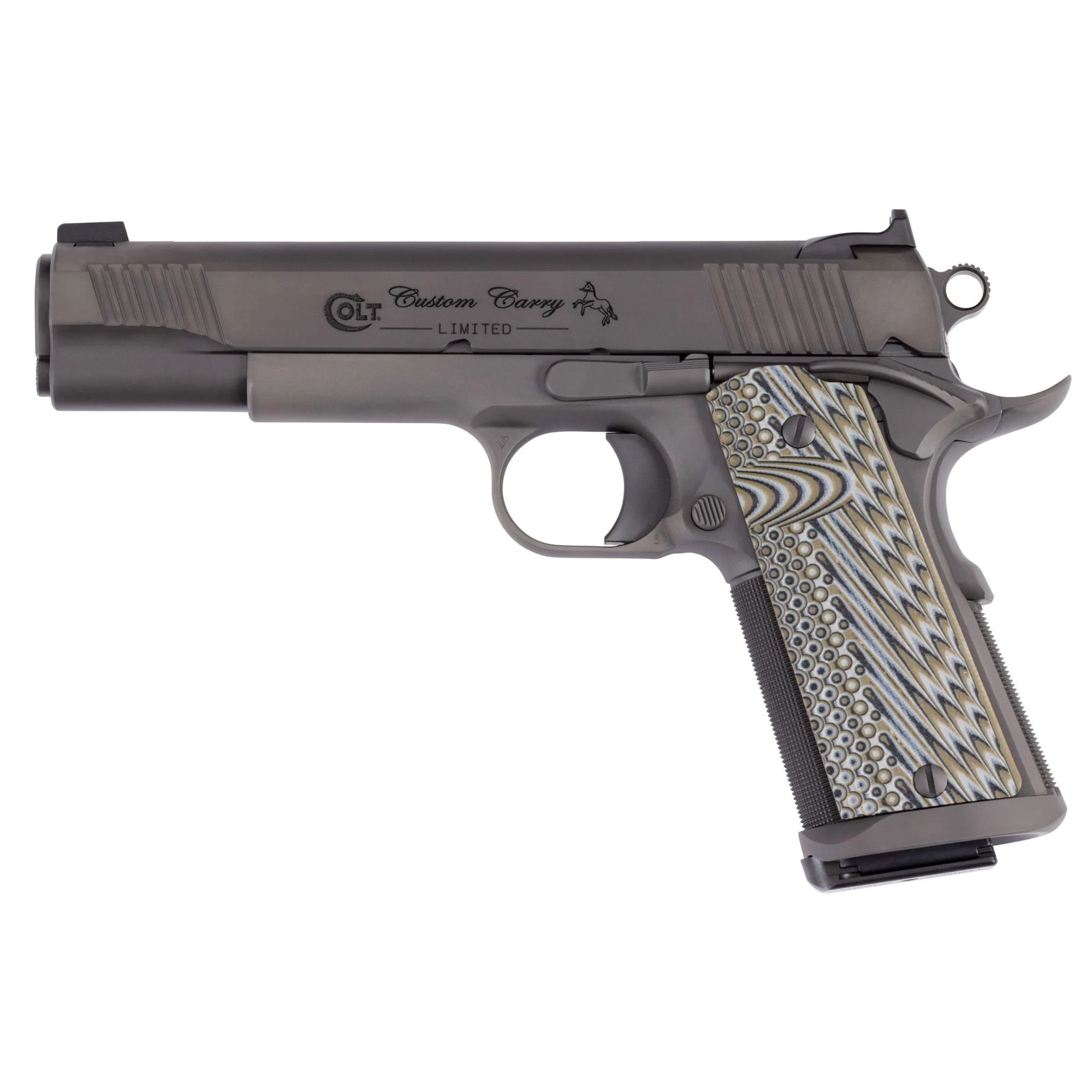 COLT GOVT CSTM CARRY 9MM 5″ GRY 9RD