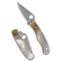 SPYDERCO BUG 1.25″ NICK/SILV ABALONE