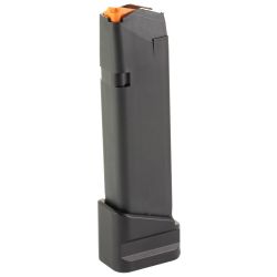 MAG SHIELD FITS GLOCK 17 +5/4 EXT BK
