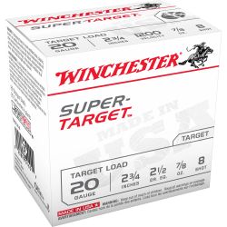 WIN SUPERTRGT 20GA 2.75″ #8 25/250