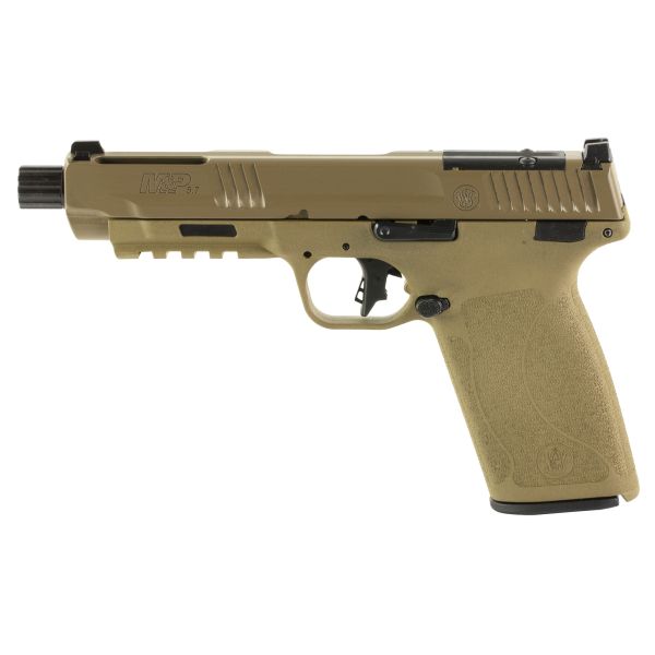S&W M&P 5.7X28 OR TB 22RD 5″ FDE