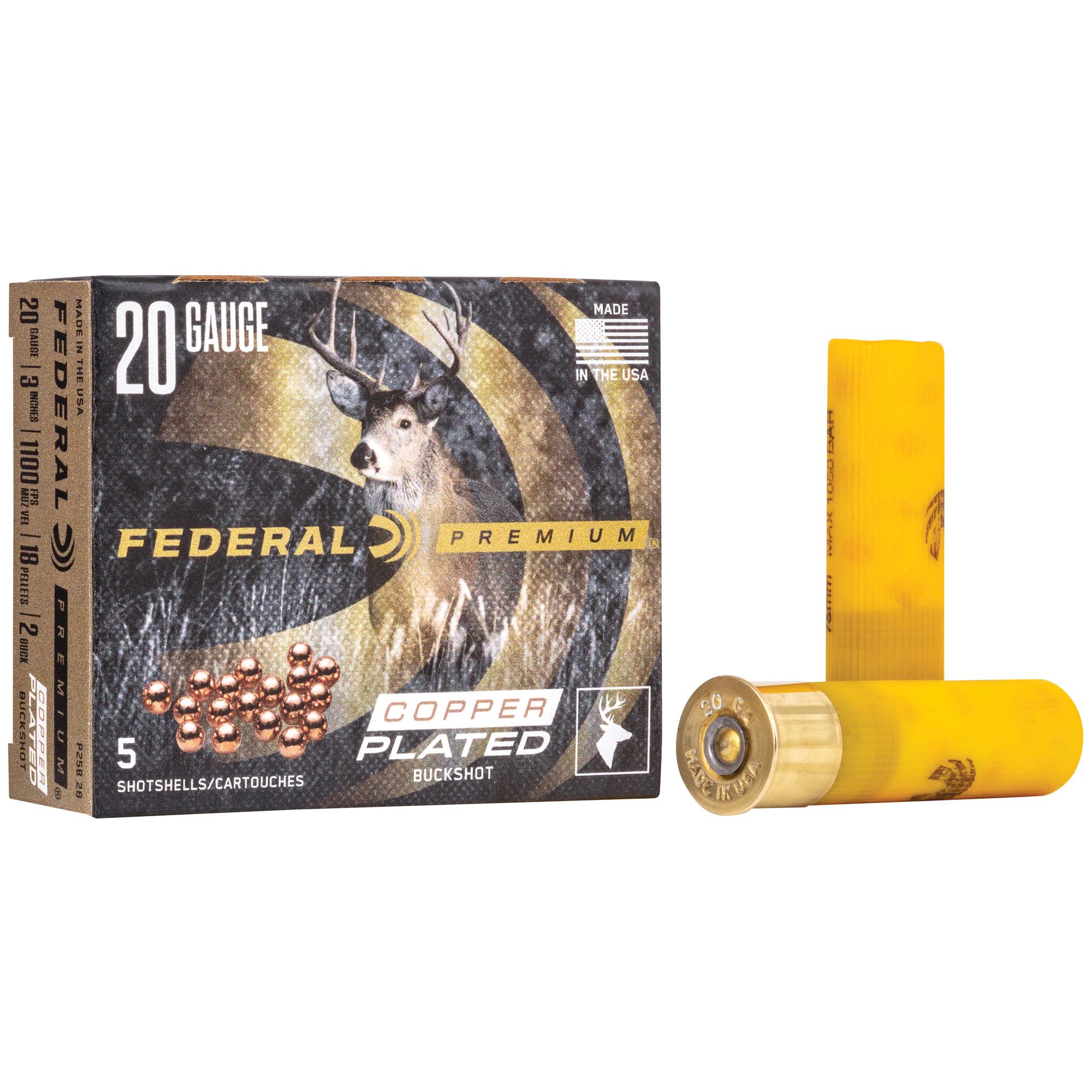 FED PRM VSHOK 20GA 3″ #2 BCK 5/250