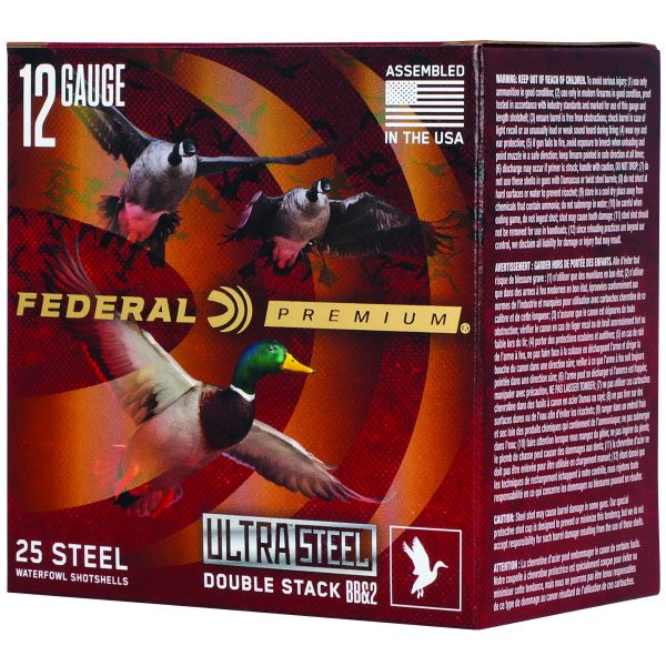 FED ULT STL 12GA 3″ BB/#2 25/250