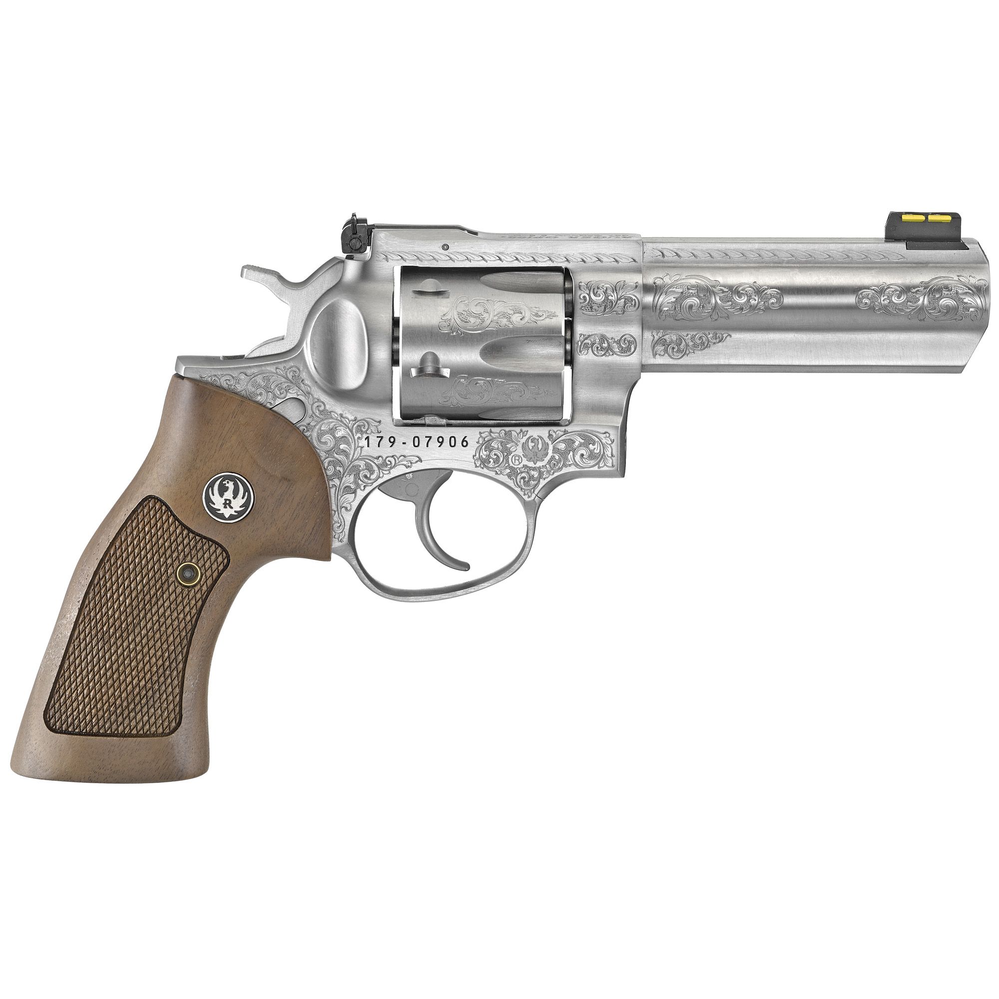 RUGER GP100 357MAG 4.2″ STS 6RD ENG