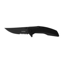 KERSHAW OUTRIGHT BLK SERR 3″ BLK/PVD