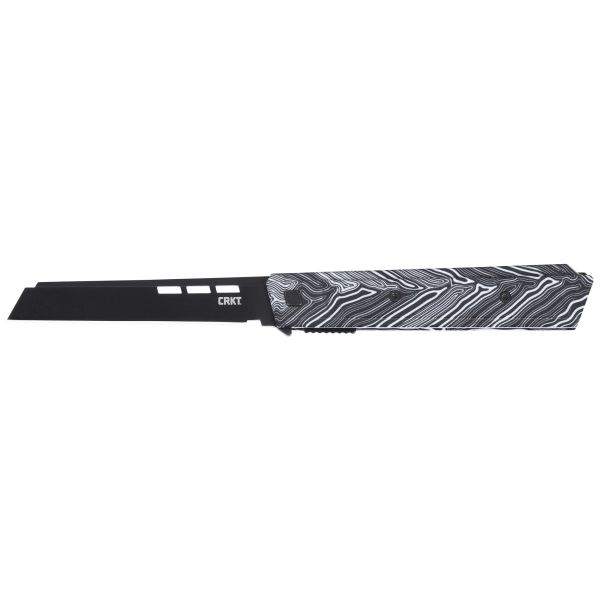 CRKT ZEPHYR 3.22″ PLAIN EDGE WHT/BLK