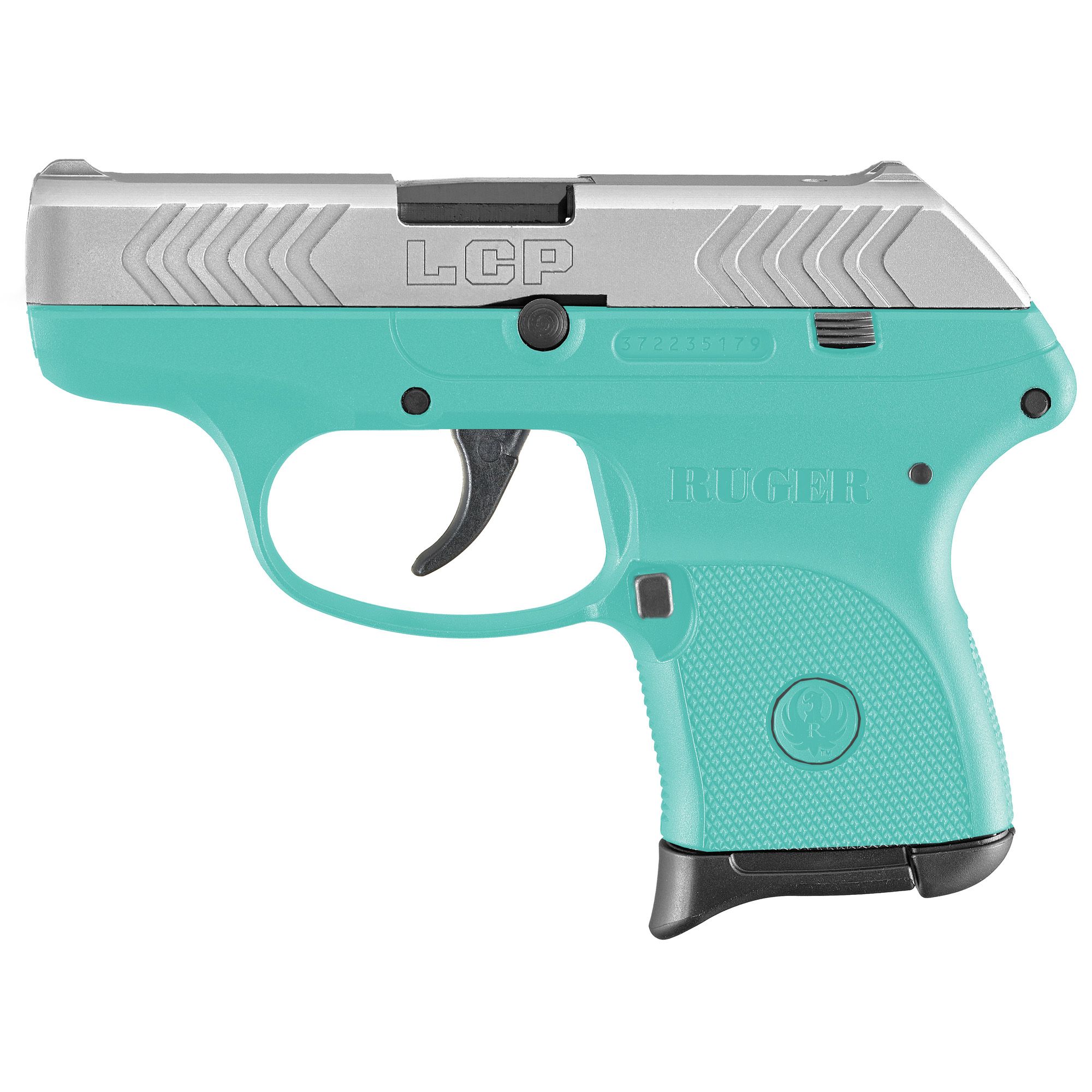 RUGER LCP 380ACP 2.75″ TURQ/NCKL 6RD
