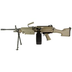 FN M249S 5.56NATO 18.5″ BELT FDE