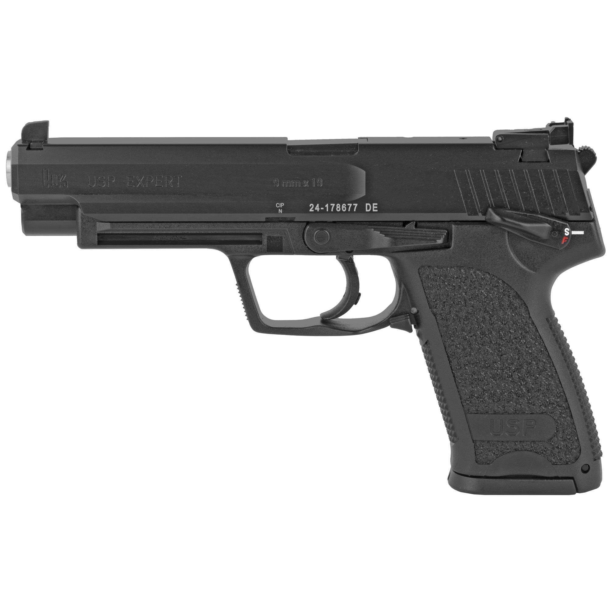 HK USP EXPERT 9MM 5.2″ 15RD V1 DA/SA