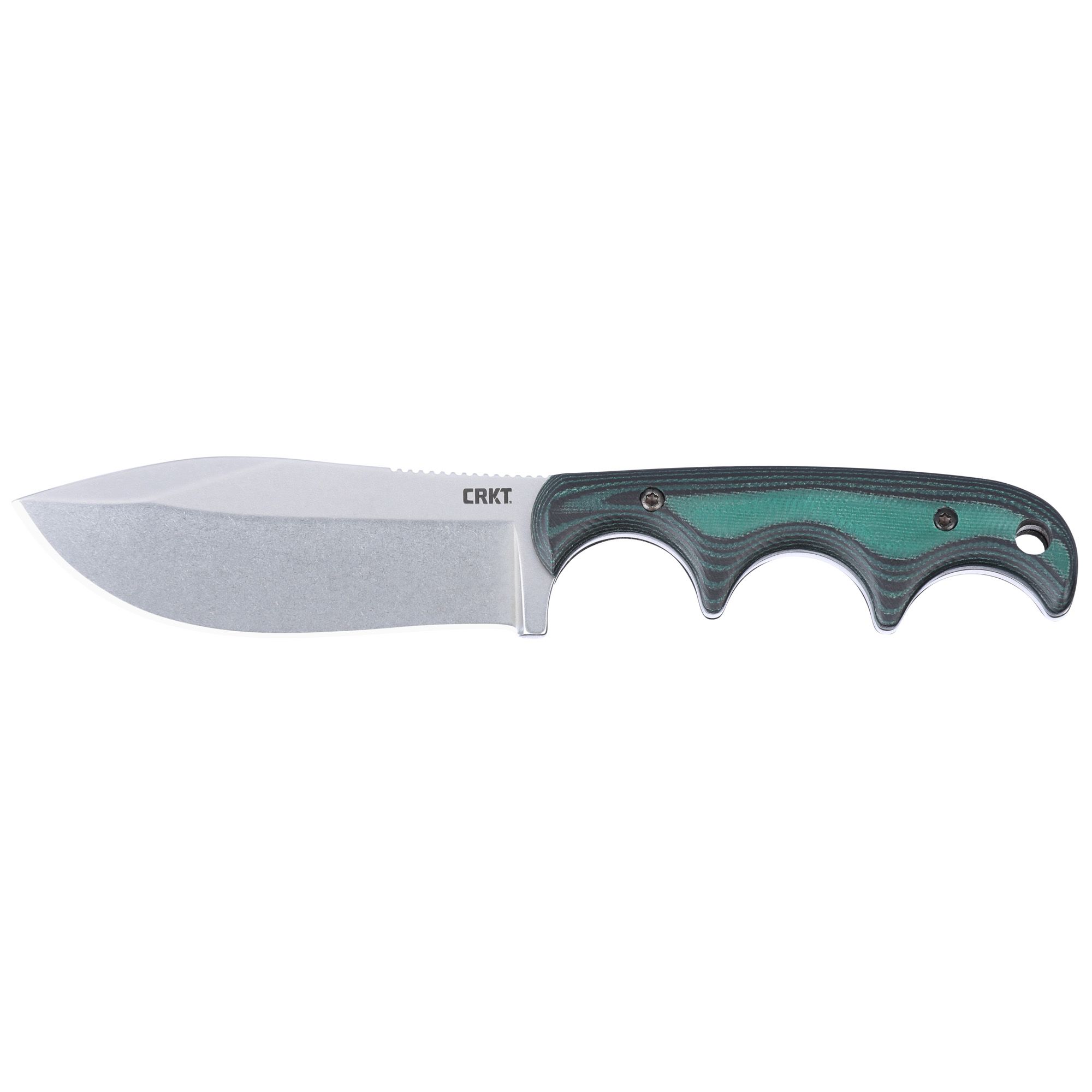 CRKT NESSMUK 2.9″ GRN/SLV W/SHEATH