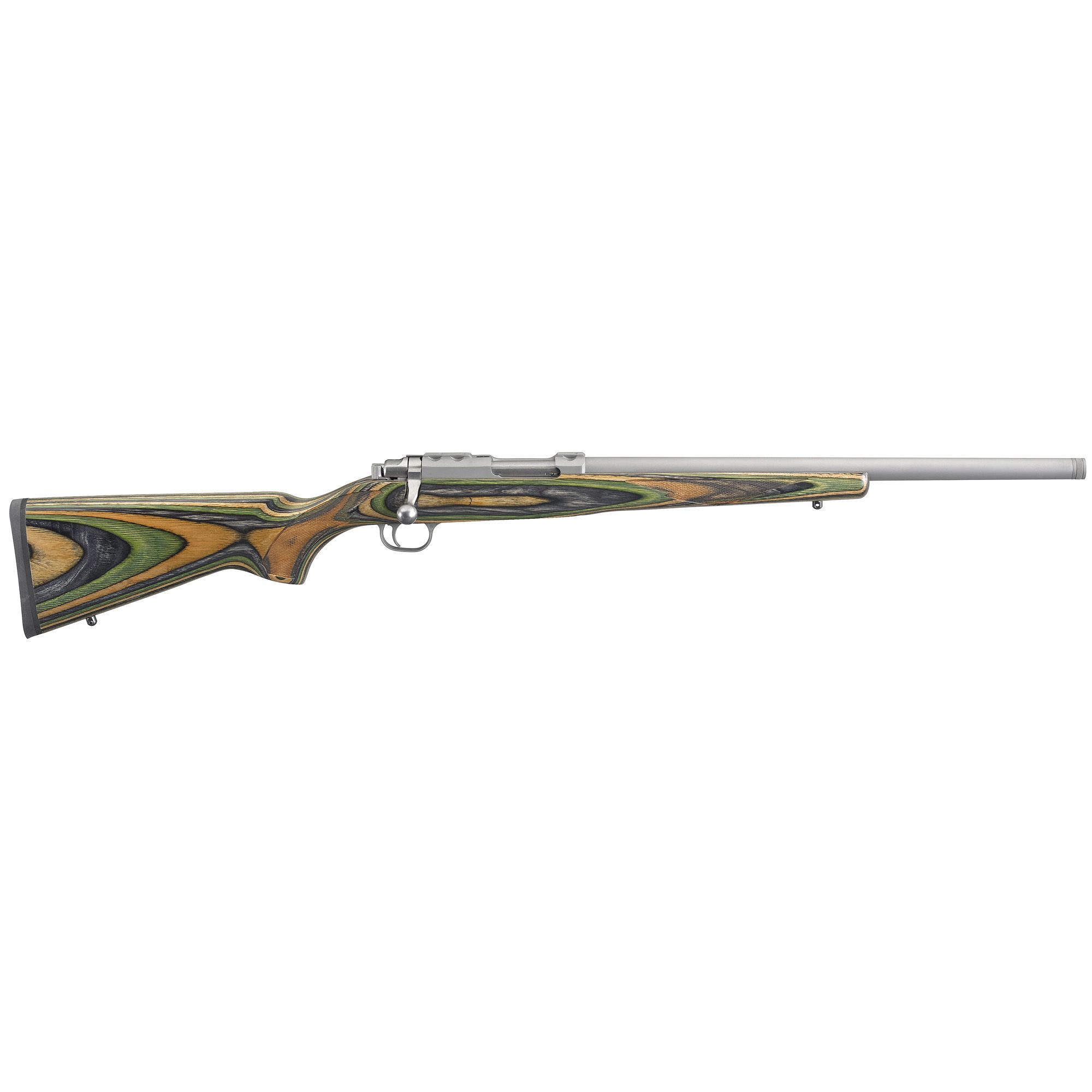 RUGER 77/22 22HORN 18.5″ 6RD STS/GRN