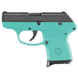 RUGER LCP 380ACP 2.75″ TURQ/BLK 6RD