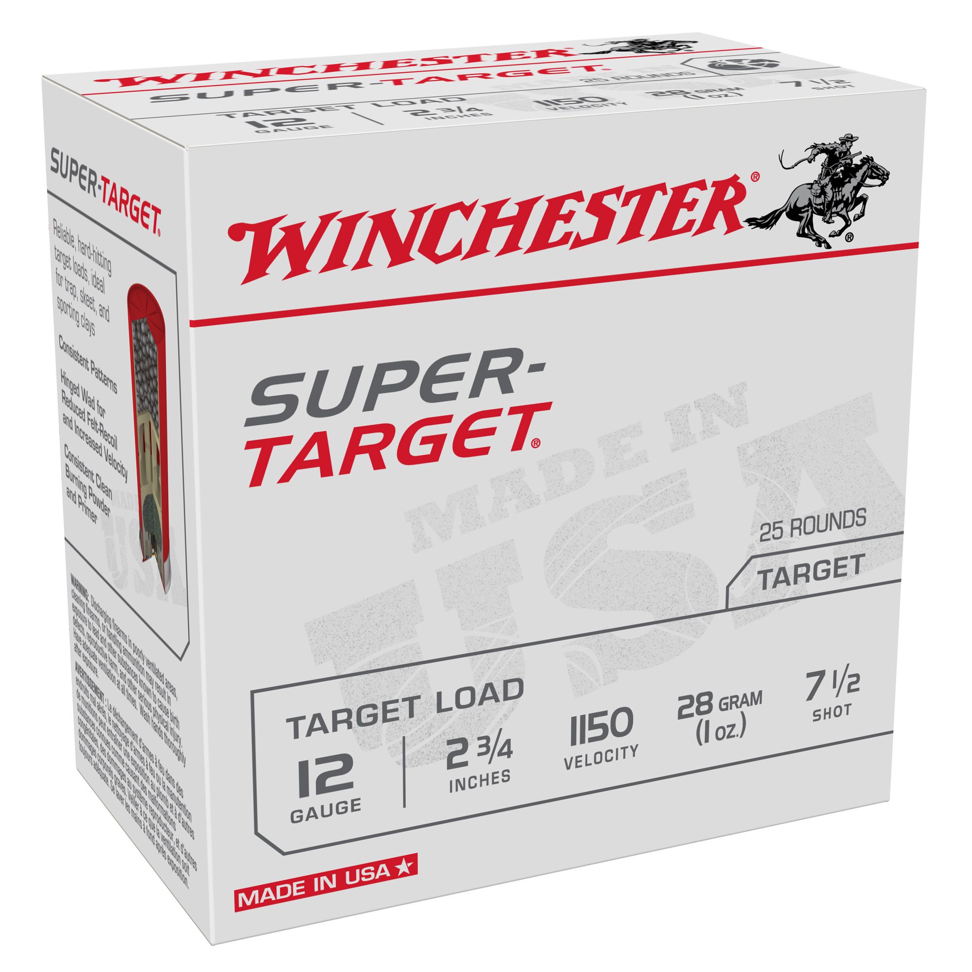 WIN SPR-TRGT 12GA 2-3/4″ #7.5 25/250