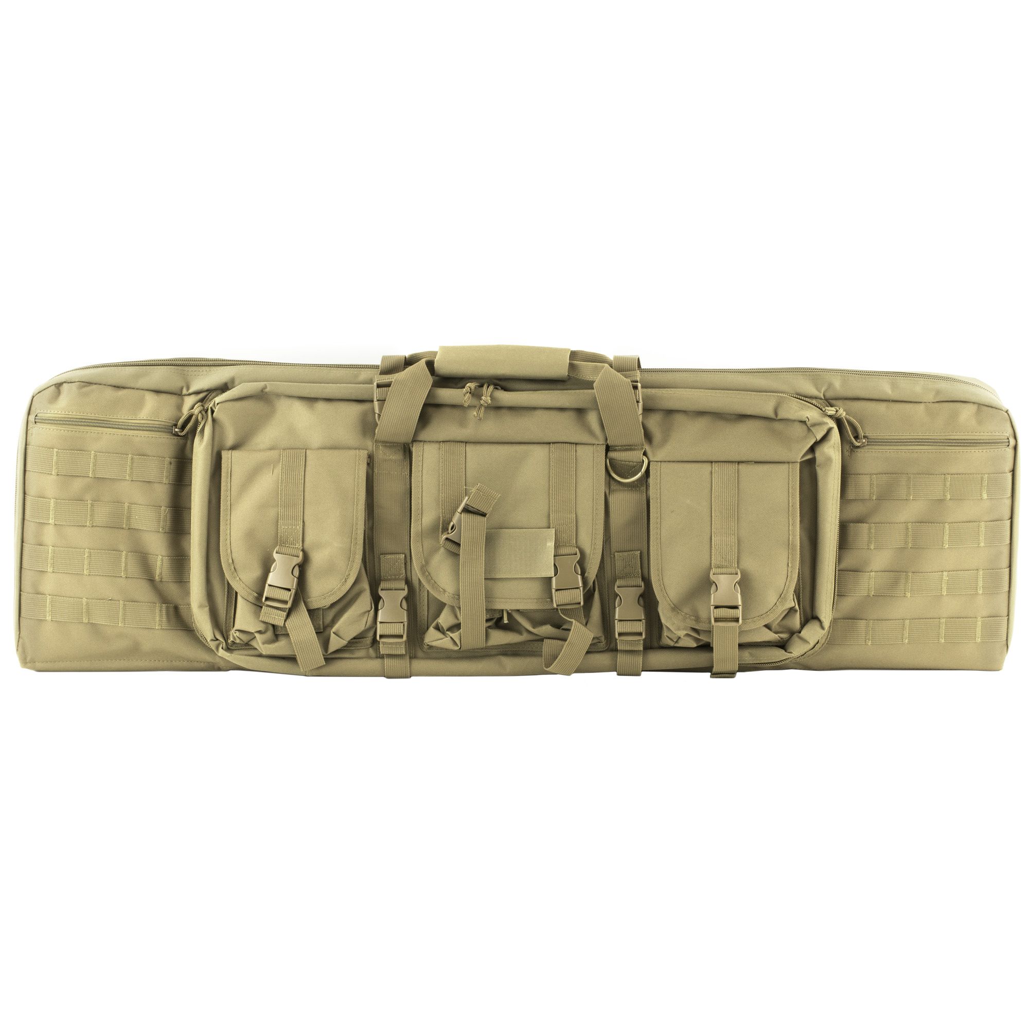 NCSTAR VISM DBL CARB CASE TAN 42″
