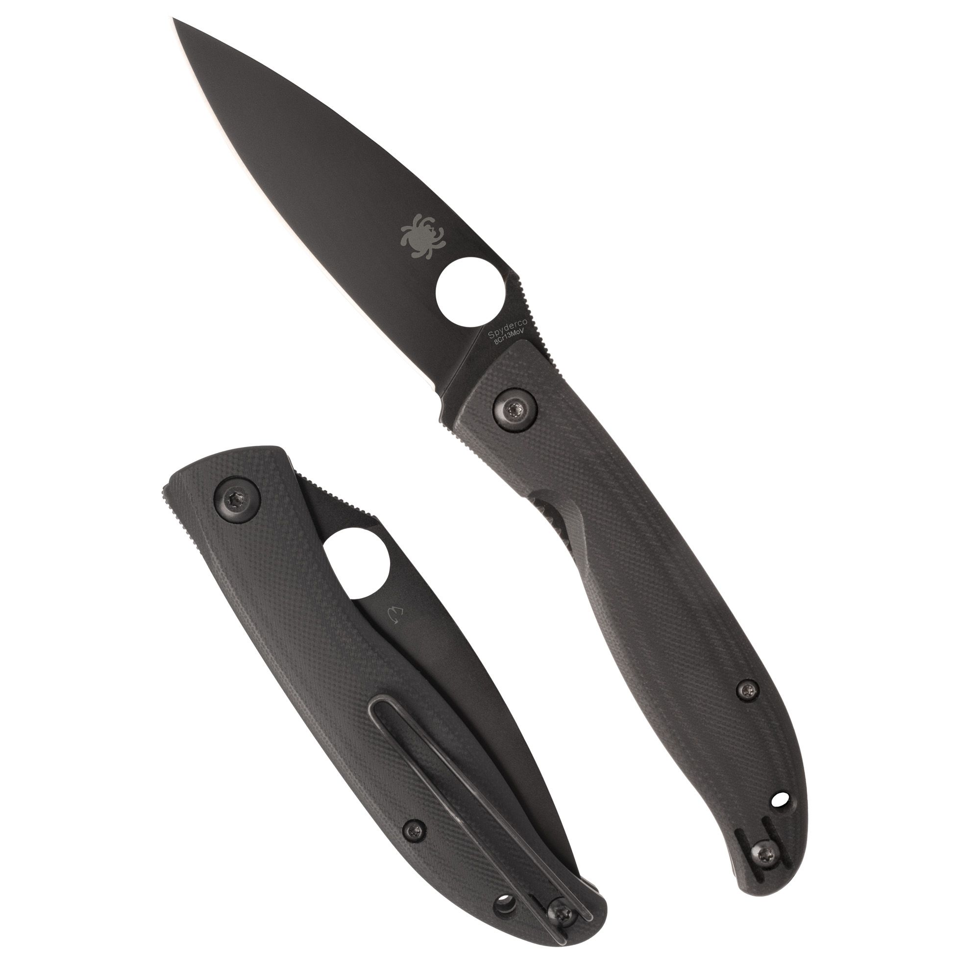 SPYDERCO MANTRA 4 G-10 3.34″ BLK