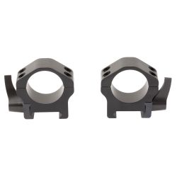 WARNE MAXIMA 1″ HRZ QD LOW RINGS BLK