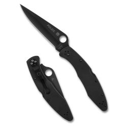 SPYDERCO POLICE SS 4.2″ BLK/BLK