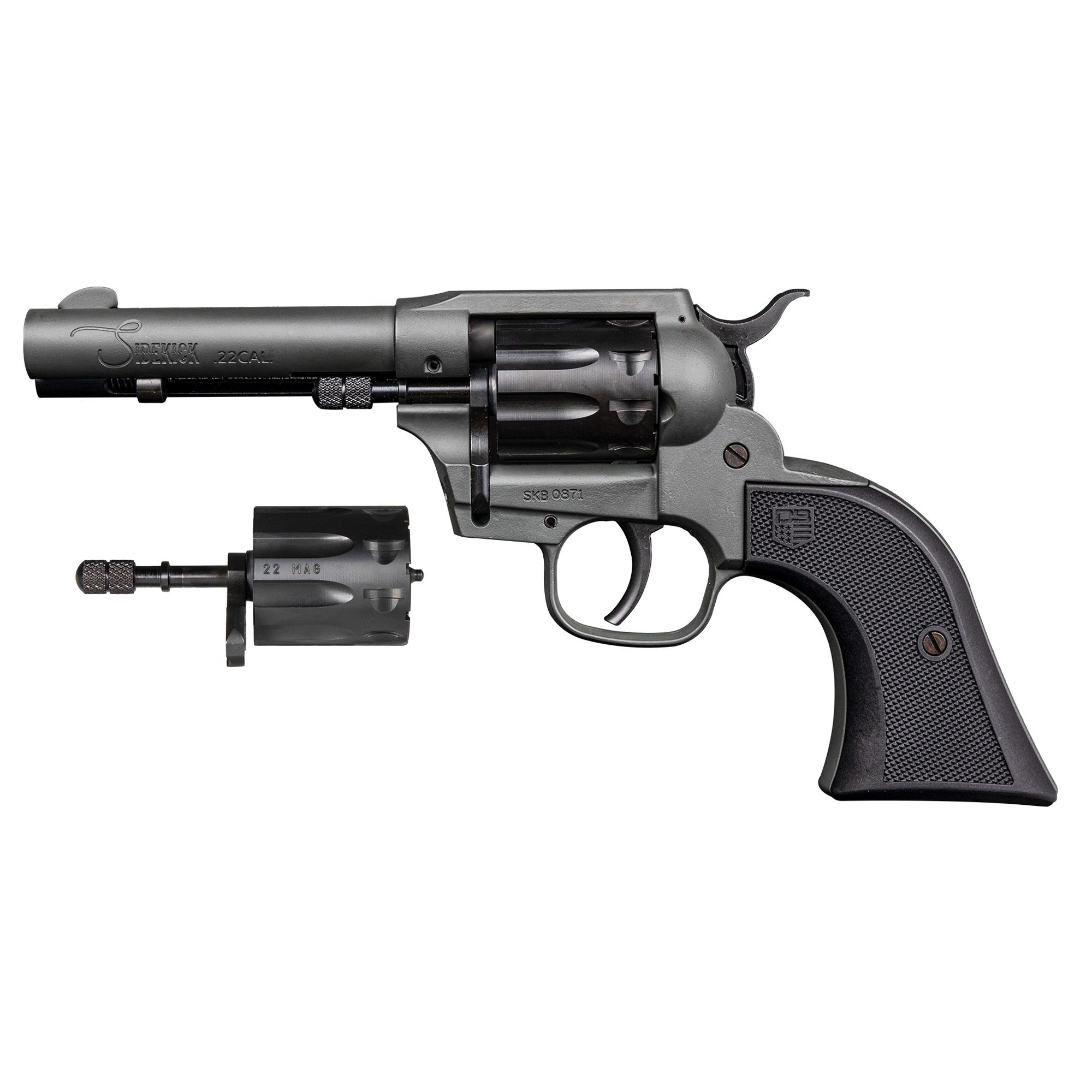 DBF SIDEKICK 22LR/WMR 4.5″ 9RD GRY