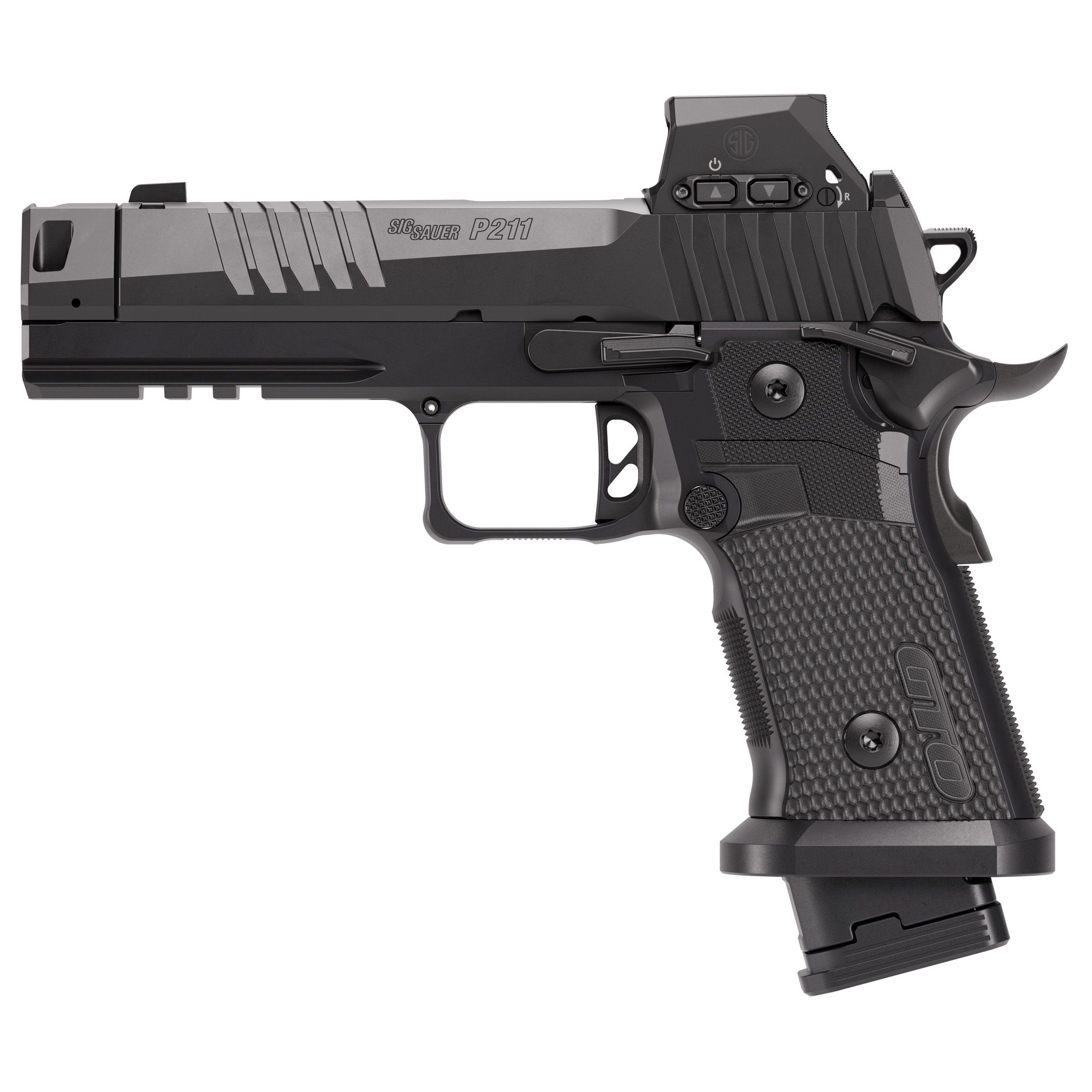 SIG P211 9MM 4.4″ SAO COMP 23RD BLK