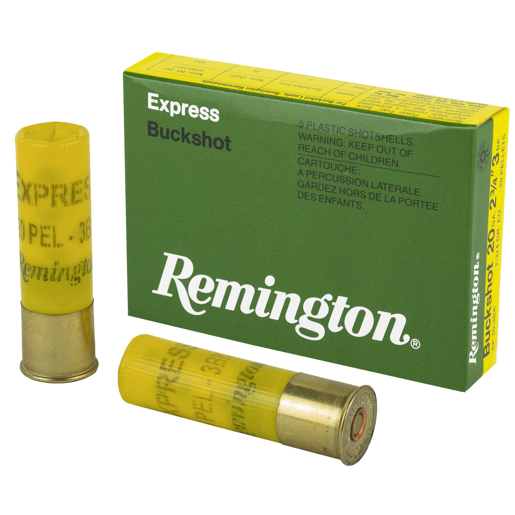 REM EXP 20GA 2.75″ 3 BCK 5/250