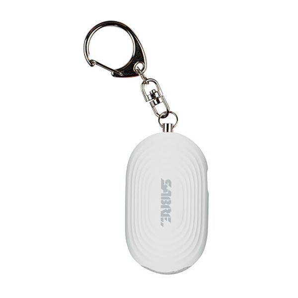 SABRE PERS ALARM/LED LIGHT/SNAP WHT