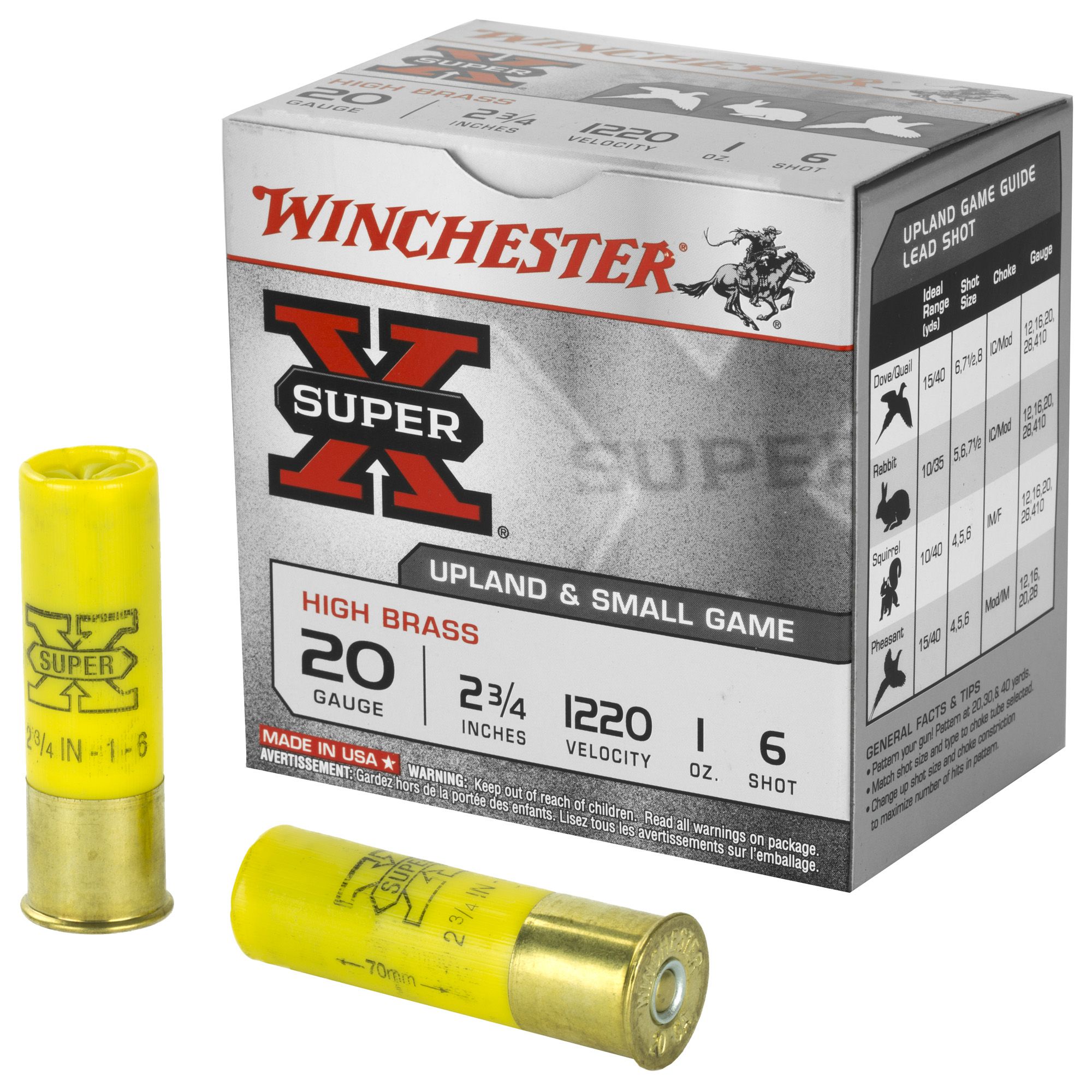 WIN SPRX 20GA 2.75″ #6 25/250
