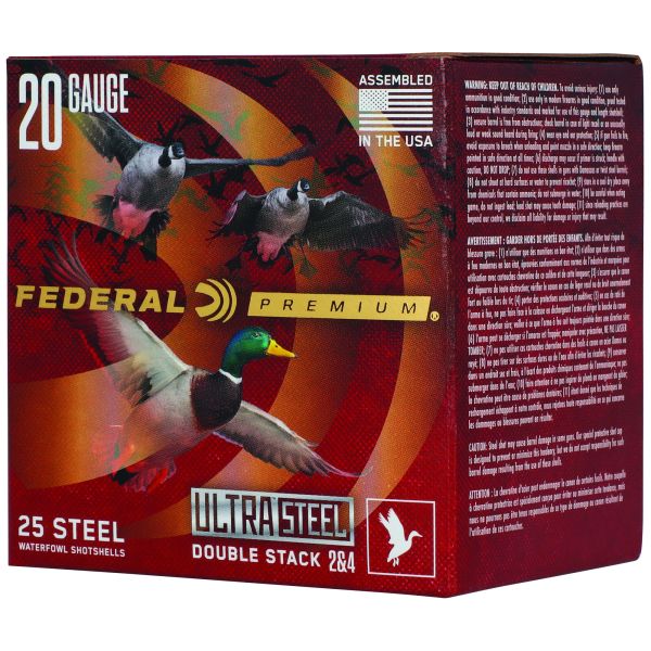 FED ULT STL 20GA 3″ 1OZ #2/#4 25/250