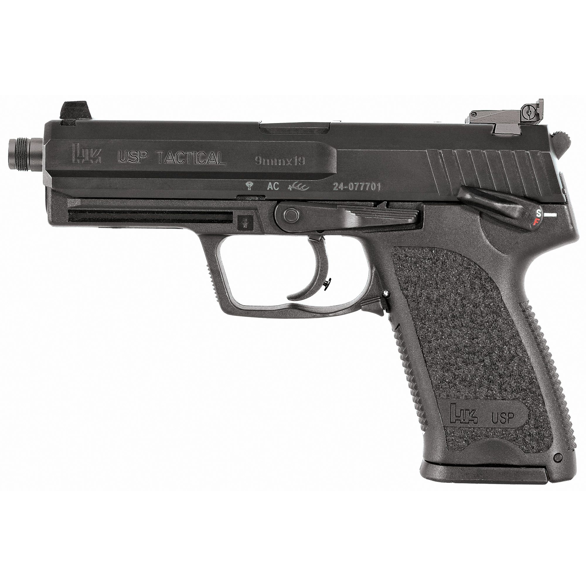 HK USP-T 9MM 4.86″ 15RD V1 DA/SA