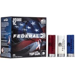 FED TOP GUN 12GA 2.75″ #8 RWB 25/250