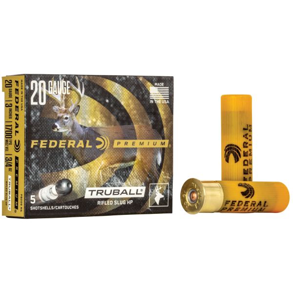 FED VSHOK 20GA 3″ TB SLUG HP 5/250