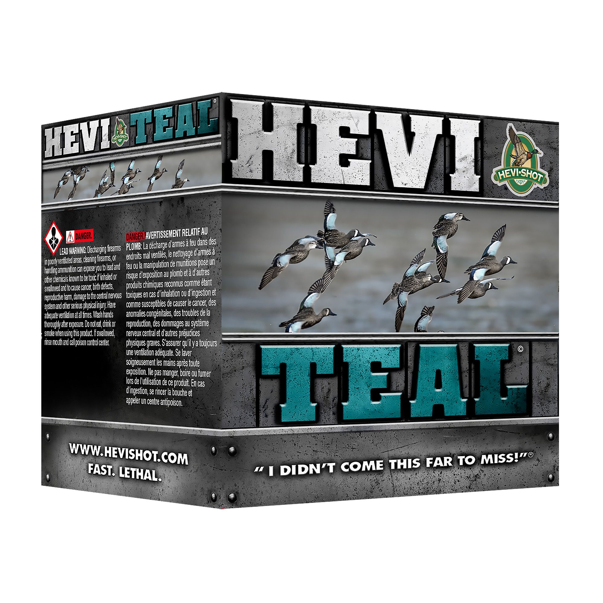 HEVI TEAL 12GA 3″ #6 25/250