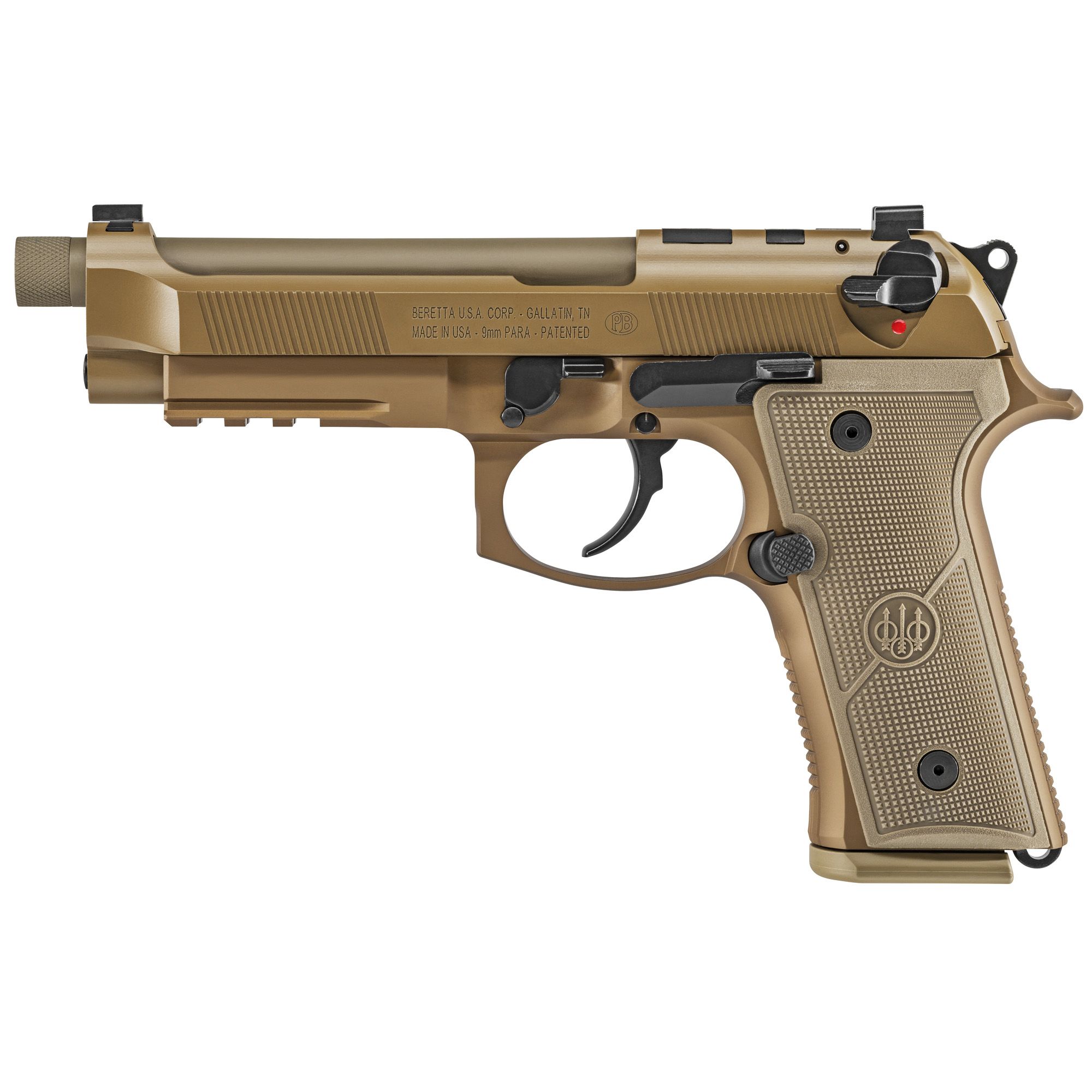 BERETTA M9A4 G 9MM 5.1″ 18RD FDE