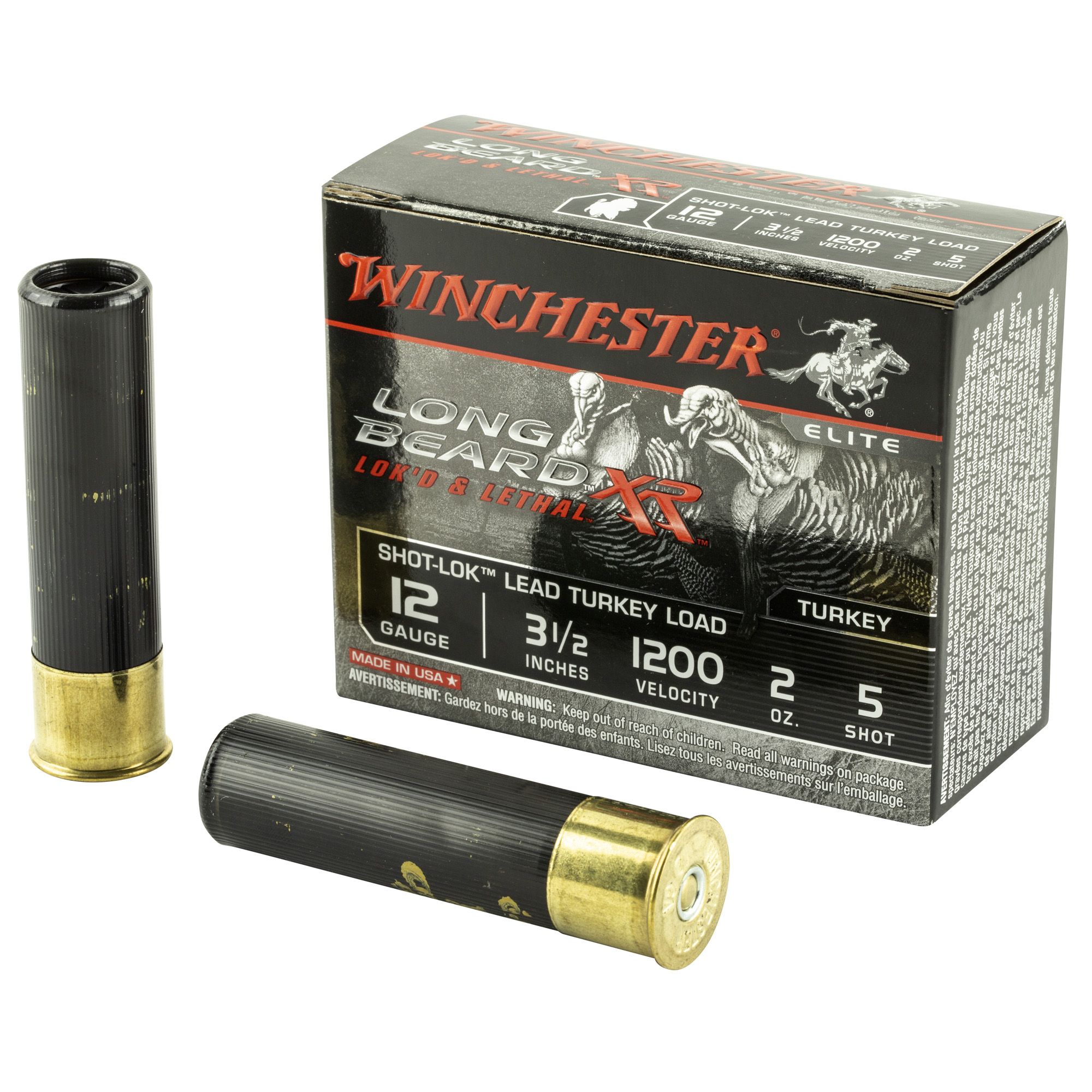 WIN LB XR TRKY 12GA 3.5″ #5 2OZ 10/1