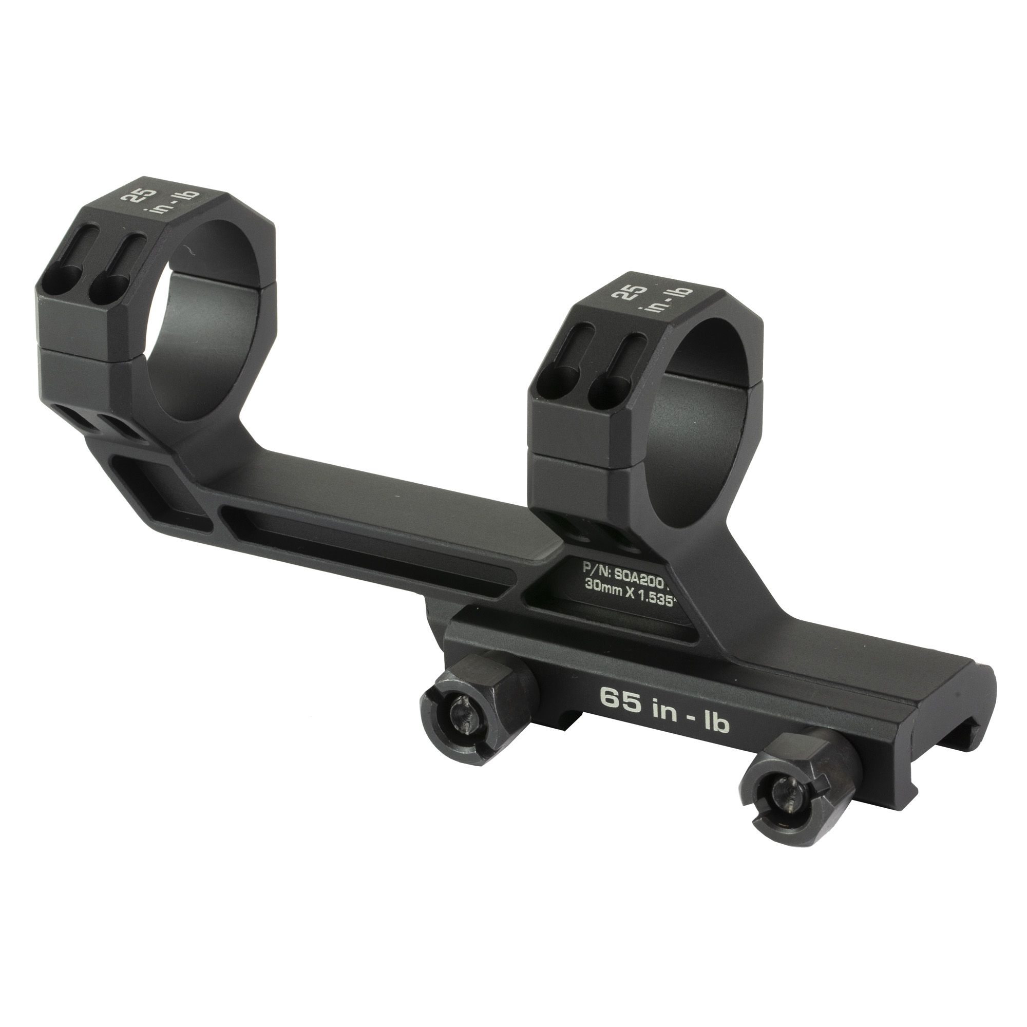 SIG ALPHA-MSR MOUNT 30MM 0 MOA BLK