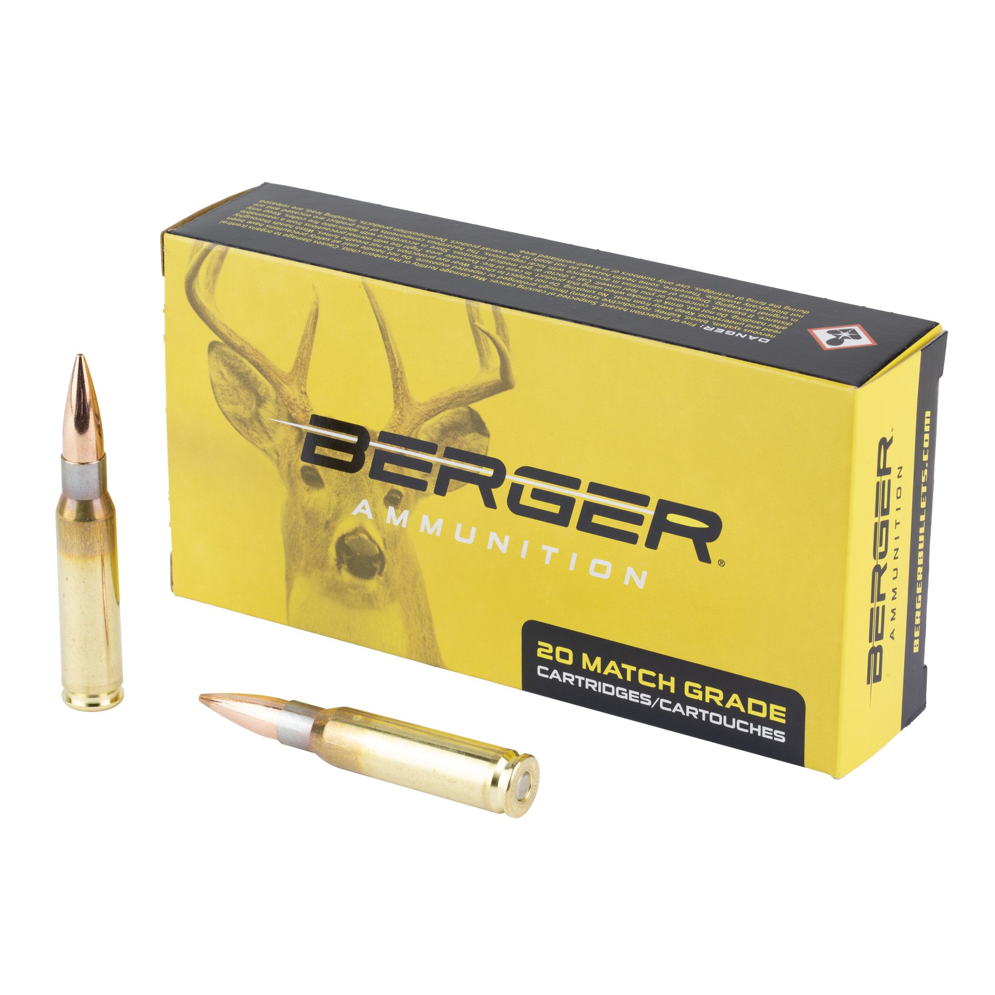 BERGER CLASC HNT 308WIN 168GR 20/200