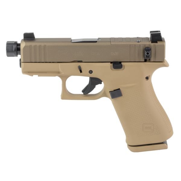 GLOCK 43X HP 9MM 10RD 3.92″ TB FDE
