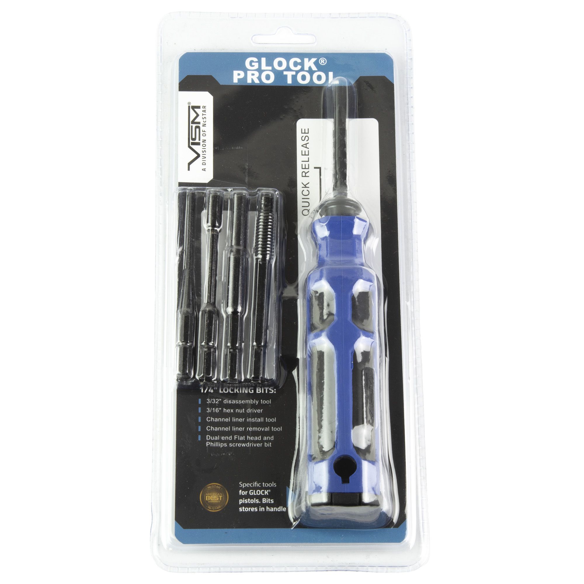NCSTAR VISM PRO TOOL FOR GLOCK BLUE